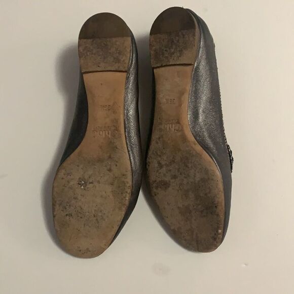 CHOLE LEATHER BALLET FLATS SIZE 6 1/2 - Picture 2 of 7